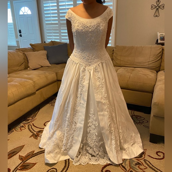 Mon Cheri Wedding dress size 14 - Picture 3 of 16